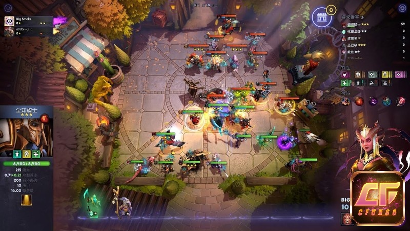 Lối chơi của Game Dota Underlords khá giống với những tựa game cờ tự động khác