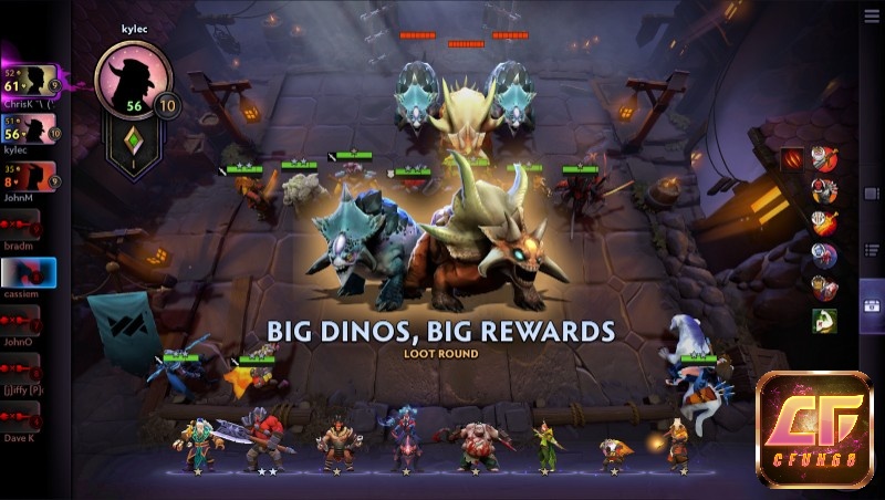 Dota Underlords sở hữu một lượng lớn, đa dạng và liên tục cập nhật hệ thống tướng