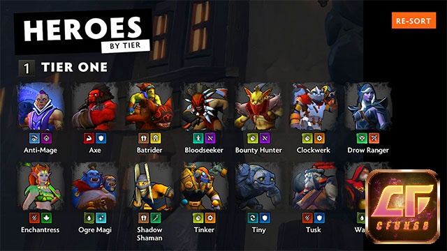 Game Dota Underlords với đủ loại kỹ năng cho các chất tướng