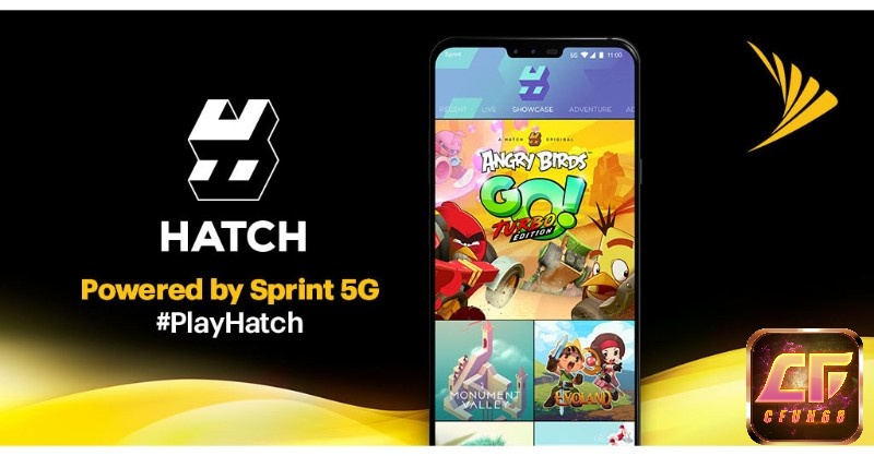 Hatch Cloud Gaming thiết kế giao diện đẹp mắt và đa dạng trò chơi