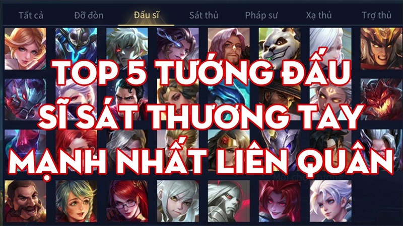 Top đấu sĩ Liên Quân mạnh nhất, thống trị bảng xếp hạng