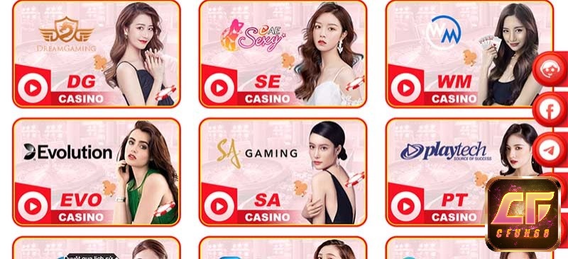 J88 cung cấp nhiều trò chơi casino nổi tiếng được nhiều cược thủ yêu thích