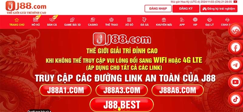 J88 – Nhà cái cá cược trực tuyến uy tín hàng đầu Châu Á