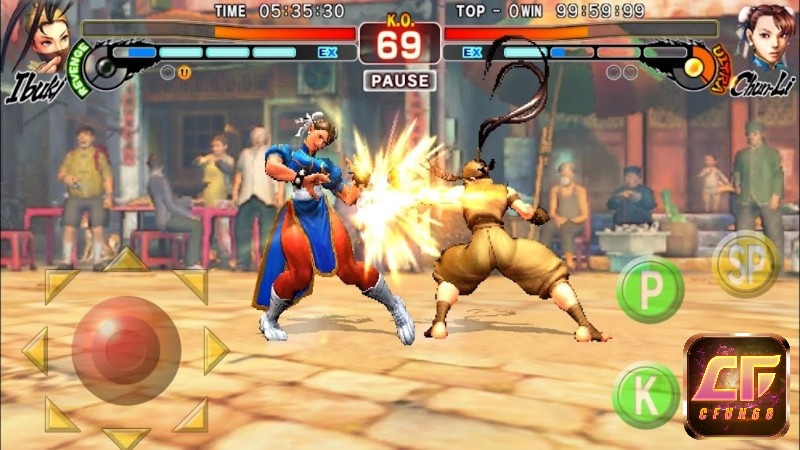 Trận chiến 1-1 với độ khó tăng dần trong Street Fighter IV